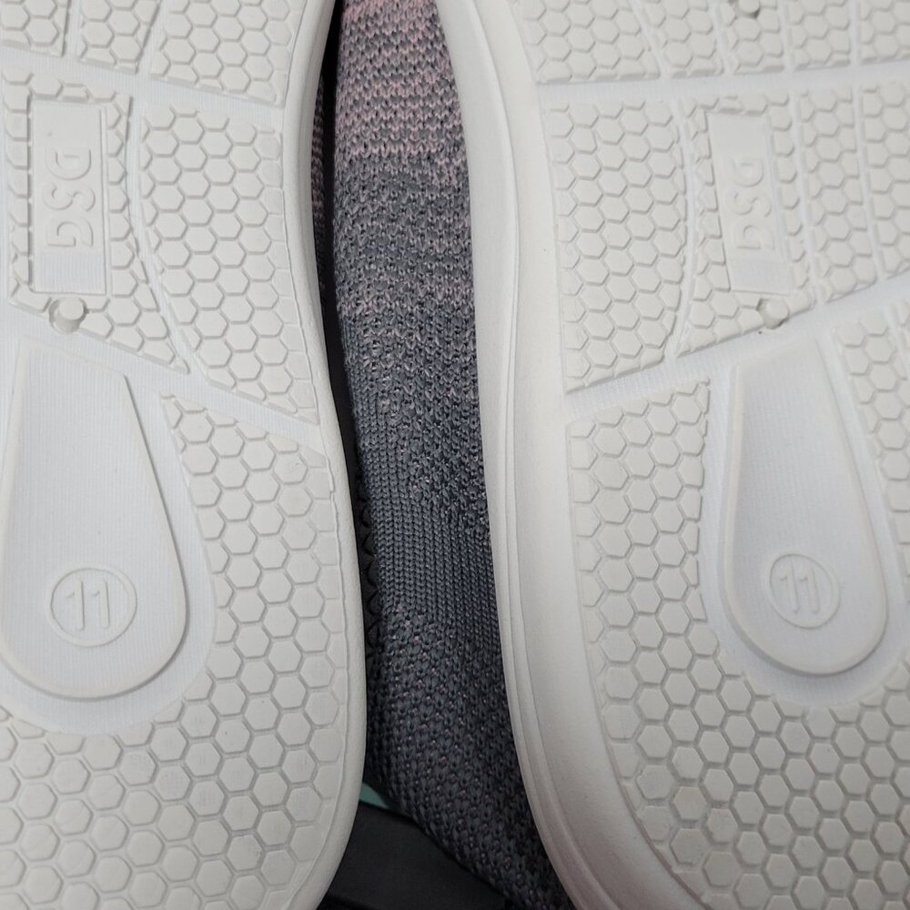 DSG Knit Water Shoes Women Size 11 Slip On Pink Gray Ombre Beach Pool Cruise NEW - Picture 10 of 12